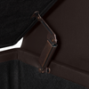 Kohen 46.75" Contemporary Leather-Look Fabric Bench with Storage – Brown  | Banc contemporain Kohen de 46,75 po en tissu d’apparence cuir avec rangement - brun
