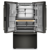 KitchenAid 35.6" 23.1 Cu. Ft. Counter-Depth French Door Refrigerator – Black Ore - KRFC536SBE | Réfrigérateur KitchenAid de 23,1 pi³ et de 35,6 po à profondeur de comptoir à portes françaises - minerai noir - KRFC536SBE