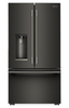 KitchenAid 35.6" 23.1 Cu. Ft. Counter-Depth French Door Refrigerator – Black Ore - KRFC536SBE | Réfrigérateur KitchenAid de 23,1 pi³ et de 35,6 po à profondeur de comptoir à portes françaises - minerai noir - KRFC536SBE