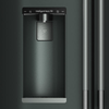 KitchenAid 35.6" 23.1 Cu. Ft. Counter-Depth French Door Refrigerator – Juniper - KRFC536SJP | Réfrigérateur KitchenAid de 23,1 pi3 et de 35,6 po de profondeur comptoir à portes françaises avec remplissage automatique - minerai noir - KRFC536SJP