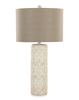 Lacey 16" Table Lamp with Beige Linen-Look Shade – Brown | Lampe de table Lacey de 16 po avec abat-jour d’apparence lin beige - brun