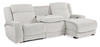 Shaquille O’Neal Home Legacy 3-Piece Right-Facing Power Reclining Sectional with Shaq-o-pedic Comfort - Grey  | Sofa sectionnel de droite à inclinaison électrique Legacy de Shaquille O’Neal Home 3 pièces avec confort Shaq-o-pedic - gris