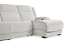 Shaquille O’Neal Home Legacy 3-Piece Right-Facing Power Reclining Sectional with Shaq-o-pedic Comfort - Grey  | Sofa sectionnel de droite à inclinaison électrique Legacy de Shaquille O’Neal Home 3 pièces avec confort Shaq-o-pedic - gris