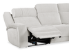 Shaquille O’Neal Home Legacy 3-Piece Right-Facing Power Reclining Sectional with Shaq-o-pedic Comfort - Grey  | Sofa sectionnel de droite à inclinaison électrique Legacy de Shaquille O’Neal Home 3 pièces avec confort Shaq-o-pedic - gris