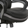 Shaquille O’Neal Home Maximos 29.5” High Back Executive Office Chair with Extended Headrest – Black | Fauteuil président Maximos de Shaquille O’Neal Home de 29,5 po à dossier haut avec appuie-tête prolongé – noir