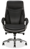 Shaquille O’Neal Home Maximos 29.5” High Back Executive Office Chair with Extended Headrest – Black | Fauteuil président Maximos de Shaquille O’Neal Home de 29,5 po à dossier haut avec appuie-tête prolongé – noir