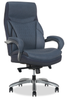 Shaquille O’Neal Home Maximos 29.5” Big & Tall High Back Executive Office Chair with Extended Headrest – Blue | Fauteuil président large et haut Maximos de Shaquille O’Neal Home de 29,5 po à dossier haut avec appuie-tête prolongé – bleu