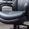 Shaquille O’Neal Home Maximos 29.5” Big & Tall High Back Executive Office Chair with Extended Headrest – Blue | Fauteuil président large et haut Maximos de Shaquille O’Neal Home de 29,5 po à dossier haut avec appuie-tête prolongé – bleu