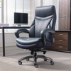 Shaquille O’Neal Home Maximos 29.5” Big & Tall High Back Executive Office Chair with Extended Headrest – Blue | Fauteuil président large et haut Maximos de Shaquille O’Neal Home de 29,5 po à dossier haut avec appuie-tête prolongé – bleu