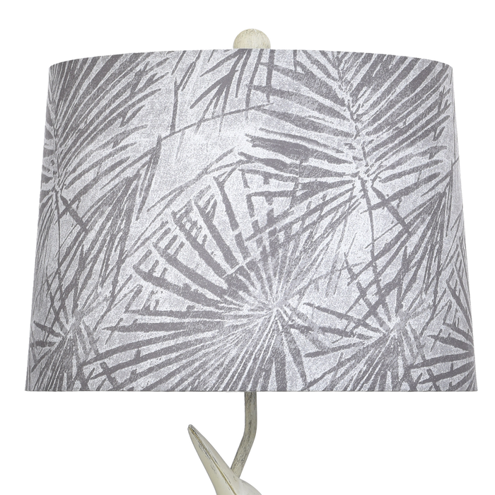 Misty 15\" Table Lamp with Fabric Shade – Villa Grey