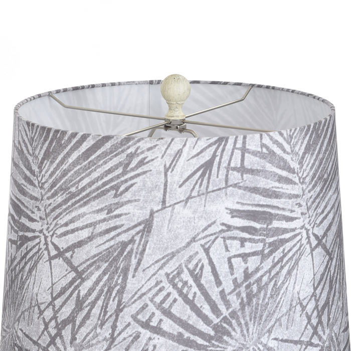 Misty 15\" Table Lamp with Fabric Shade – Villa Grey