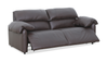 Momento 90" Genuine Leather Power Reclining Sofa – Chocolate  | Sofa à inclinaison électrique Momento de 90 po en cuir véritable - chocolat