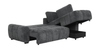 Moonlight Right-facing 2-piece Sleeper Sectional with Storage Chaise – Grey  | Sofa sectionnel-lit de droite Moonlight 2 pièces avec fauteuil long de rangement - gris