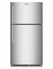 Maytag 33" 21 Cu. Ft. Wide Top Mount Refrigerator - Fingerprint-Resistant Stainless Steel - MRTX7621TZ | Réfrigérateur Maytag large de 21 pi3 et de 33 po à congélateur supérieur - acier inoxydable résistant aux traces de doigts - MRTX7621TZ