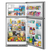 Maytag 33" 21 Cu. Ft. Wide Top Mount Refrigerator - Fingerprint-Resistant Stainless Steel - MRTX7621TZ | Réfrigérateur Maytag large de 21 pi3 et de 33 po à congélateur supérieur - acier inoxydable résistant aux traces de doigts - MRTX7621TZ
