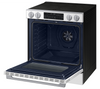 Samsung 6.3 Cu. Ft. Smart Electric Slide In Range with Air Fry Max - White - NSE90H63SWAC | Cuisinière intelligente électrique encastrée Samsung de 6,3 pi3 avec friture à air Air Fry Max - blanche - NSE90H63SWAC
