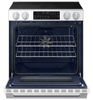 Samsung 6.3 Cu. Ft. Smart Electric Slide In Range with Air Fry Max - White - NSE90H63SWAC | Cuisinière intelligente électrique encastrée Samsung de 6,3 pi3 avec friture à air Air Fry Max - blanche - NSE90H63SWAC