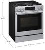 Samsung 6 Cu. Ft. Slide-In Convection Range with Air Fry – Stainless Steel - NSG90H60SRAA | Cuisinière encastrée Samsung de 6 pi3 à convection avec friture à air - acier inoxydable - NSG90H60SRAA