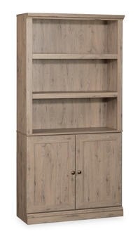 Oryn 35.28” 5-Shelf Bookcase with Storage – Laurel Oak 