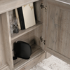 Palladia 65.12" Executive Desk with 7 Drawers – Split Oak | Bureau de direction Palladia de 65,12 po à 7 tiroirs - chêne fendu