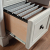 Palladia 65.12" L-Shaped Desk with 3 Drawers – Glacier Oak | Bureau en forme de L Palladia de 65,12 po à 3 tiroirs - chêne glacier