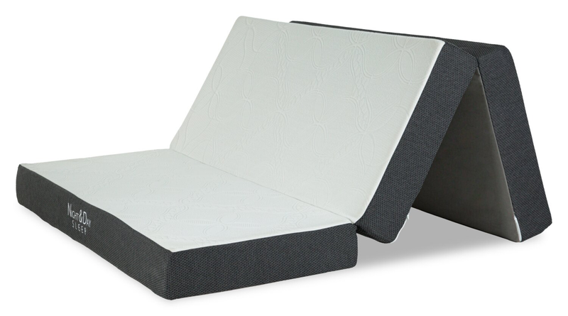 Parker Cabinet Bed with Pocket Coil Memory Foam Mattress, Weathered Brown - Queen Size