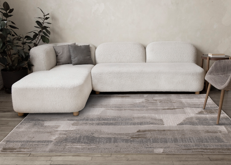 Peyton Weathered Taupe Area Rug – 5’3” x 7’7”