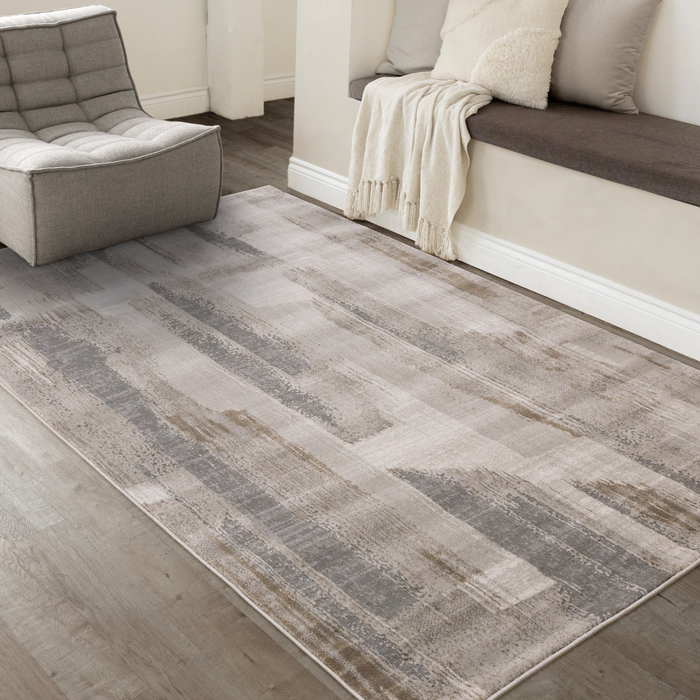 Peyton Weathered Taupe Area Rug – 7’10” x 10’
