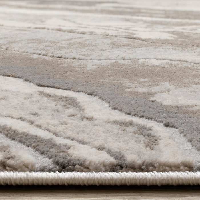 Plasma White Marble Area Rug – 5’3” x 7’7”