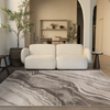 Plasma White Marble Area Rug – 5’3” x 7’7” | Carpette Plasma à motif marbré blanc - 5 pi 3 po x 7 pi 7 po