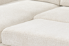 Pocket 2-piece Left-facing Linen-Look Fabric Sleeper Sectional with Storage - Beige | Sofa-lit sectionnel de gauche Pocket 2 pièces en tissu d’apparence lin avec rangement - beige