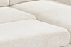Pocket 2-piece Right-facing Linen-Look Fabric Sleeper Sectional with Storage - Beige | Sofa-lit sectionnel de droite Pocket 2 pièces en tissu d’apparence lin avec rangement - beige