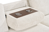 Pocket 2-piece Right-facing Linen-Look Fabric Sleeper Sectional with Storage - Beige | Sofa-lit sectionnel de droite Pocket 2 pièces en tissu d’apparence lin avec rangement - beige