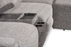 Shaquille O’Neal Home Prestige 6-Piece Sectional with Power Reclining and Power Sliding– Grey | Sofa sectionnel Prestige de Shaquille O’Neal Home 6 pièces avec inclinaison et coulissement électrique - gris