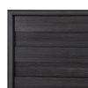 Rocco Storage Bed with 2 Built-In Footboard Drawers & LED Lit Headboard, Dark Grey - King Size | Lit de rangement Rocco avec 2 tiroirs de pied de lit intégrés et tête de lit illuminée à DEL, gris foncé - format très grand lit