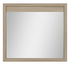 Rocco Bedroom Dresser Mirror - Light Brown  | Miroir de commode de chambre à coucher Rocco - brun clair