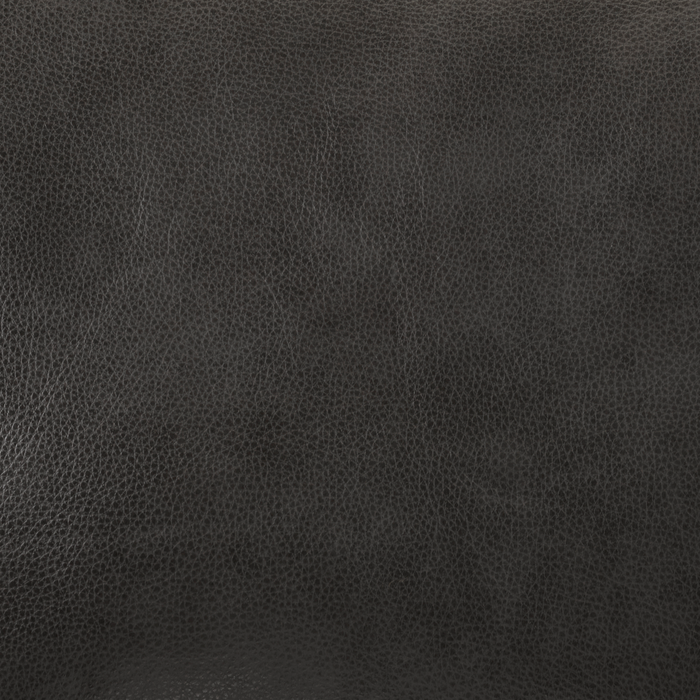 Rodeo 46” Top-Grain Genuine Leather Chair with Removable Cushions – Charcoal