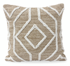 Sadie Fabric Accent Pillow -Coffee | Coussin décoratif Sadie en tissu - café