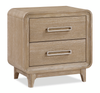 Sasha Bedside 2-Drawer Nightstand, 28"W x 27"H - Natural Oak Brown | Table de nuit Sasha de 28 po (L) x 27 po (H) à 2 tiroirs - brun chêne naturel