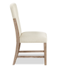 Sasha Dining Chair with Chenille Fabric - Taupe/Natural Oak Brown | Chaise de salle à manger Sasha en tissu de chenille - taupe et brun chêne naturel