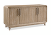 Sasha Dining Server with Storage, 66"W - Natural Oak Brown | Desserte de salle à manger Sasha de 66 po (L) avec rangement - brun chêne naturel