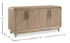Sasha Dining Server with Storage, 66"W - Natural Oak Brown | Desserte de salle à manger Sasha de 66 po (L) avec rangement - brun chêne naturel