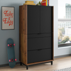 Sedgwick 30.87” 2-Door Computer Armoire Desk with Cable Management – Grand Walnut | Bureau d’ordinateur Sedgwick de 30,87 po à 2 portes avec armoire et système de gestion des câbles - noyer majestueux