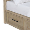 Sonoma Platform Storage Bed with Headboard & Frame, Light Brown - Queen Size | Lit plateforme de rangement Sonoma avec tête de lit et cadre de lit, brun clair - format grand lit