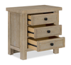 Sonoma Bedside 3-Drawer Nightstand, 28"W x 28"H - Light Brown | Table de nuit Sonoma de 28 po (L) x 28 po (H) à 3 tiroirs - brun clair