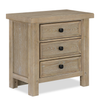 Sonoma Bedside 3-Drawer Nightstand, 28"W x 28"H - Light Brown