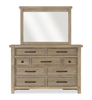 Sonoma Bedroom 9-Drawer Dresser, 62"W x 42"H - Light Brown | Commode Sonoma de 62 po (L) x 42 po (H) à 9 tiroirs pour la chambre à coucher - brun clair