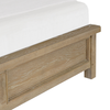 Sonoma Panel Bed with Headboard & Frame, Light Brown - Queen Size | Lit à panneau Sonoma avec tête de lit et cadre de lit, brun clair - format grand lit