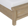 Sonoma Panel Bed with Headboard & Frame, Light Brown - Queen Size | Lit à panneau Sonoma avec tête de lit et cadre de lit, brun clair - format grand lit