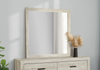 Soren Bedroom Dresser Mirror, Attachable, Wall Hanging - Bleached Oak | Miroir de commode de chambre à coucher Soren, à fixer au meuble ou à suspendre au mur - chêne blanchi